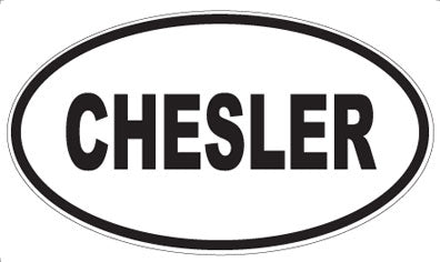 CHESLER - Oval Magnet