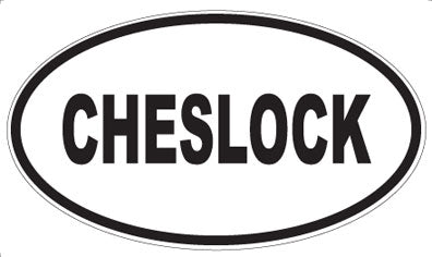 CHESLOCK - Oval Magnet
