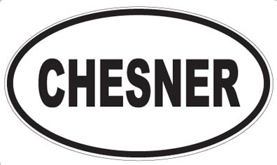 CHESNER - Oval Magnet
