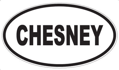 CHESNEY - Oval Magnet