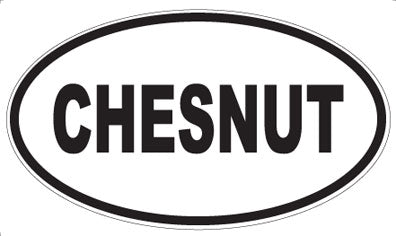 CHESNUT - Oval Magnet