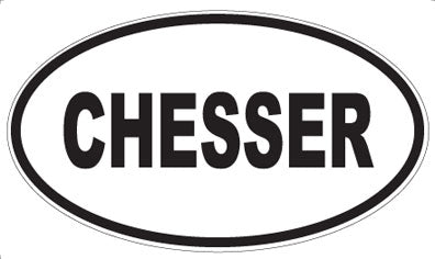 CHESSER - Oval Magnet