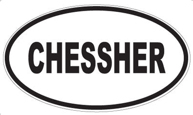 CHESSHER - Oval Magnet