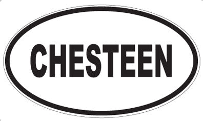 CHESTEEN - Oval Magnet