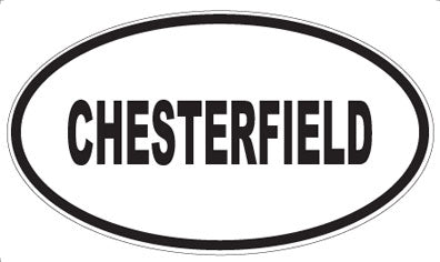 CHESTERFIELD - Oval Magnet
