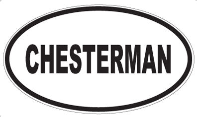 CHESTERMAN - Oval Magnet