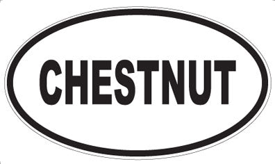 CHESTNUT - Oval Magnet