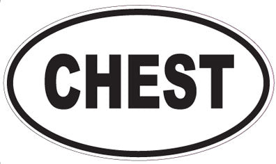 CHEST - Oval Magnet