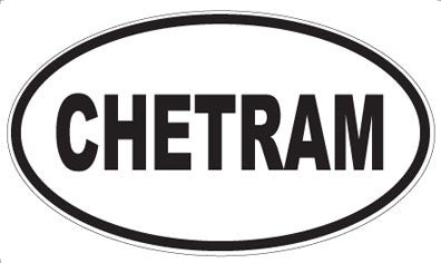 CHETRAM - Oval Magnet