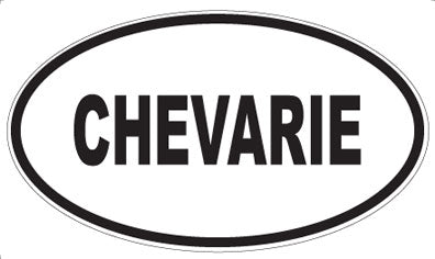 CHEVARIE - Oval Magnet