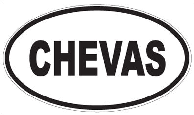 CHEVAS - Oval Magnet