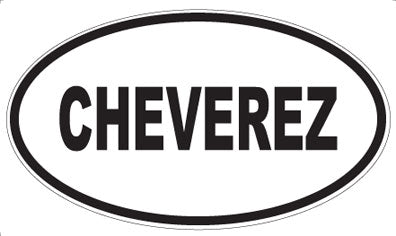 CHEVEREZ - Oval Magnet