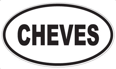 CHEVES - Oval Magnet