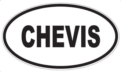 CHEVIS - Oval Magnet