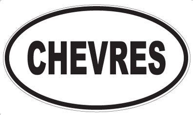 CHEVRES - Oval Magnet