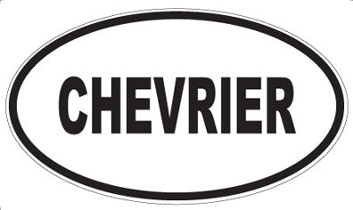 CHEVRIER - Oval Magnet