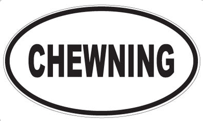 CHEWNING - Oval Magnet