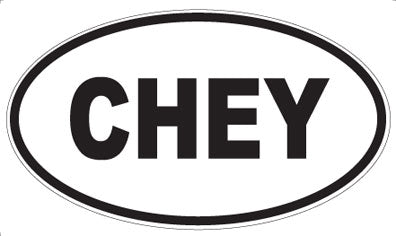 CHEY - Oval Magnet