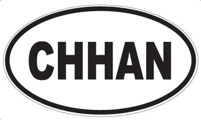 CHHAN - Oval Magnet