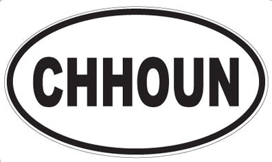 CHHOUN - Oval Magnet