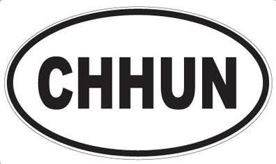 CHHUN - Oval Magnet