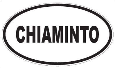 CHIAMINTO - Oval Magnet