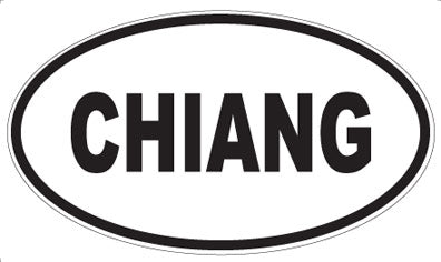 CHIANG - Oval Magnet