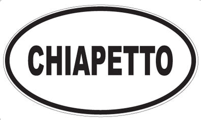 CHIAPETTO - Oval Magnet