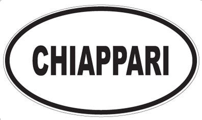 CHIAPPARI - Oval Magnet
