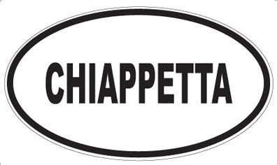 CHIAPPETTA - Oval Magnet