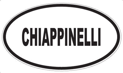 CHIAPPINELLI - Oval Magnet