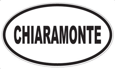 CHIARAMONTE - Oval Magnet