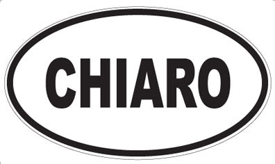 CHIARO - Oval Magnet