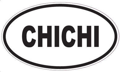 CHICHI - Oval Sticker