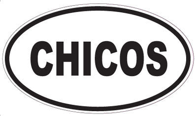 CHICOS - Oval Sticker