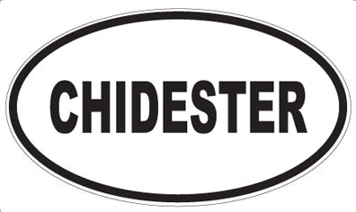 CHIDESTER - Oval Magnet