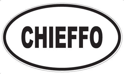 CHIEFFO - Oval Magnet