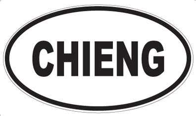 CHIENG - Oval Magnet