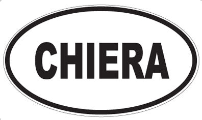 CHIERA - Oval Magnet