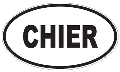 CHIER - Oval Magnet
