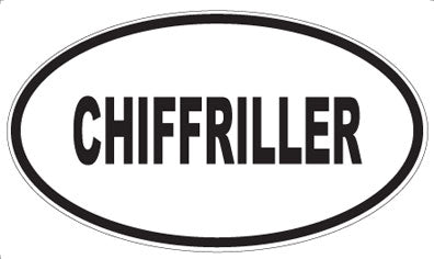 CHIFFRILLER - Oval Magnet