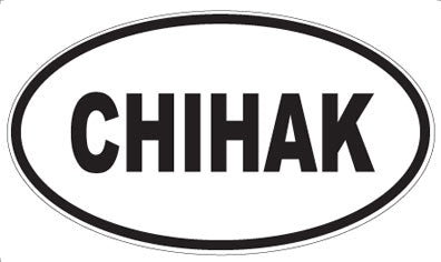 CHIHAK - Oval Magnet