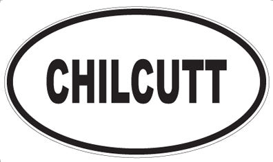 CHILCUTT - Oval Magnet