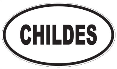 CHILDES - Oval Magnet