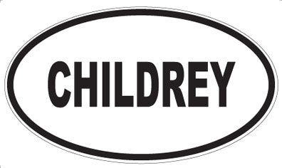 CHILDREY - Oval Magnet