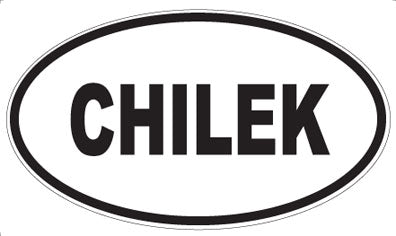CHILEK - Oval Magnet