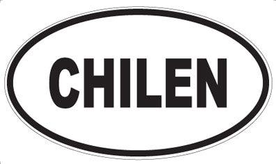CHILEN - Oval Magnet