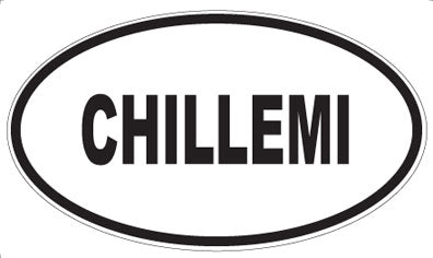 CHILLEMI - Oval Magnet