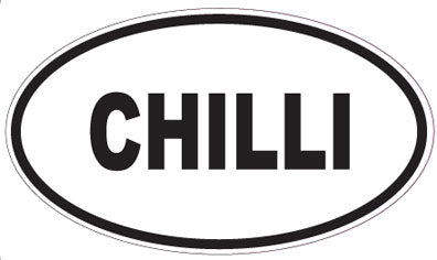CHILLI - Oval Sticker