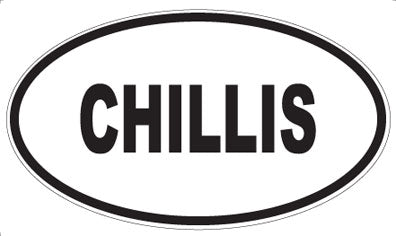 CHILLIS - Oval Magnet
